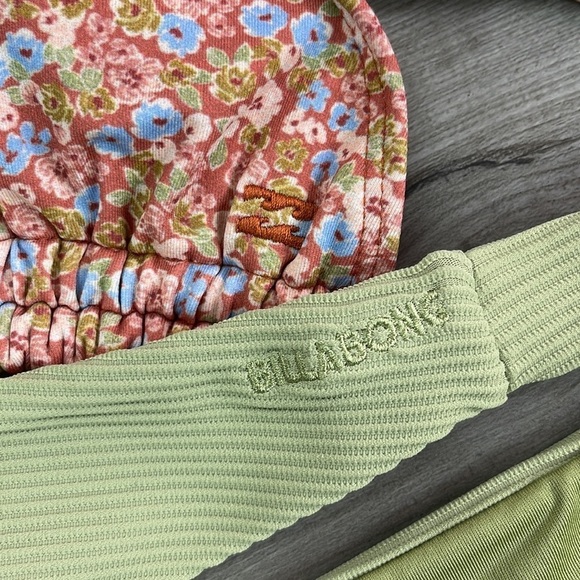 ☀️BILLABONG☀️ CHASE THE SUN TANLINES TANGA BIKINI SET - Picture 15 of 16